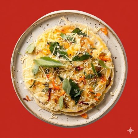 Cheddar Cheese Uttapam