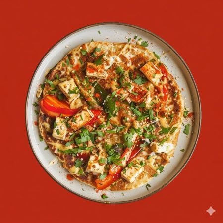 Chilli Paneer Uttapam