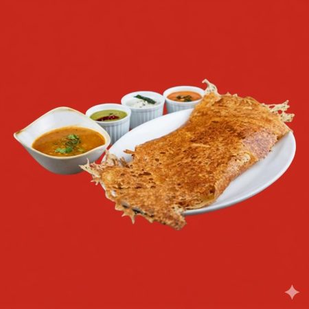 Rava Onion Chilli  Masala Dosa