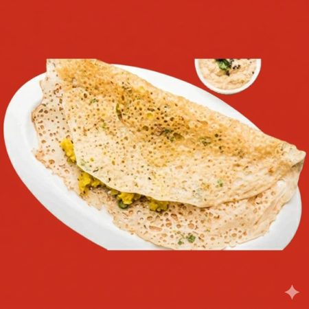 Rava Onion Masala Dosa