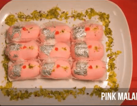 Pink Malai Cham-Cham