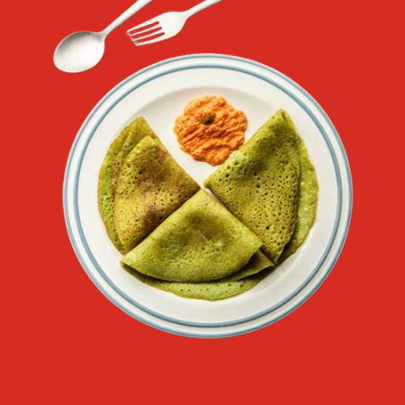 Spinach Masala Dosa